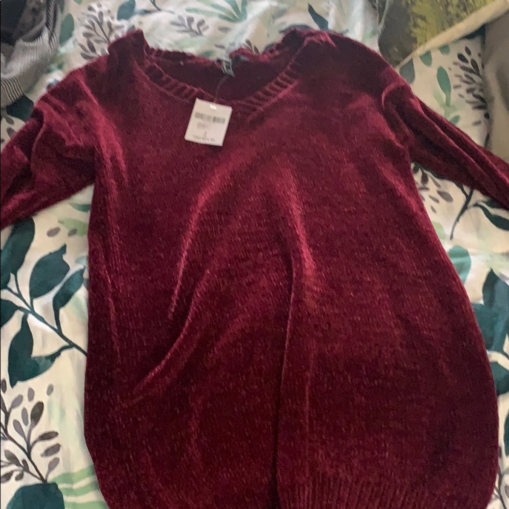 Oversized knit dress